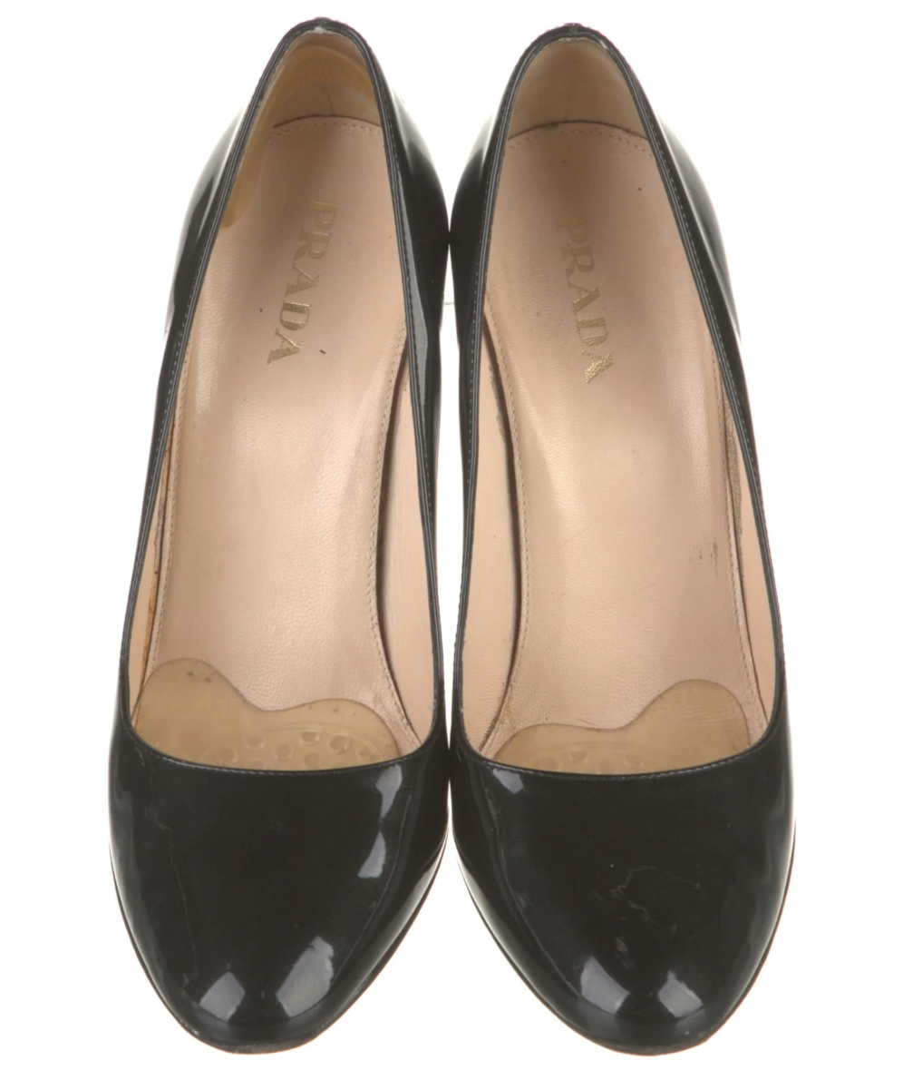 Prada Patent Leather Printed Pumps- 7.5 (US)