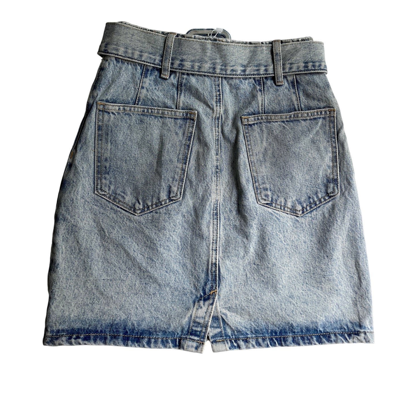 Falda denim Zara con cinturón – Talla XS-S