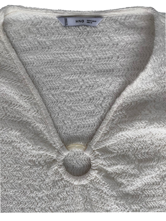 Vestido blanco con aro en escote MNG – Talla M