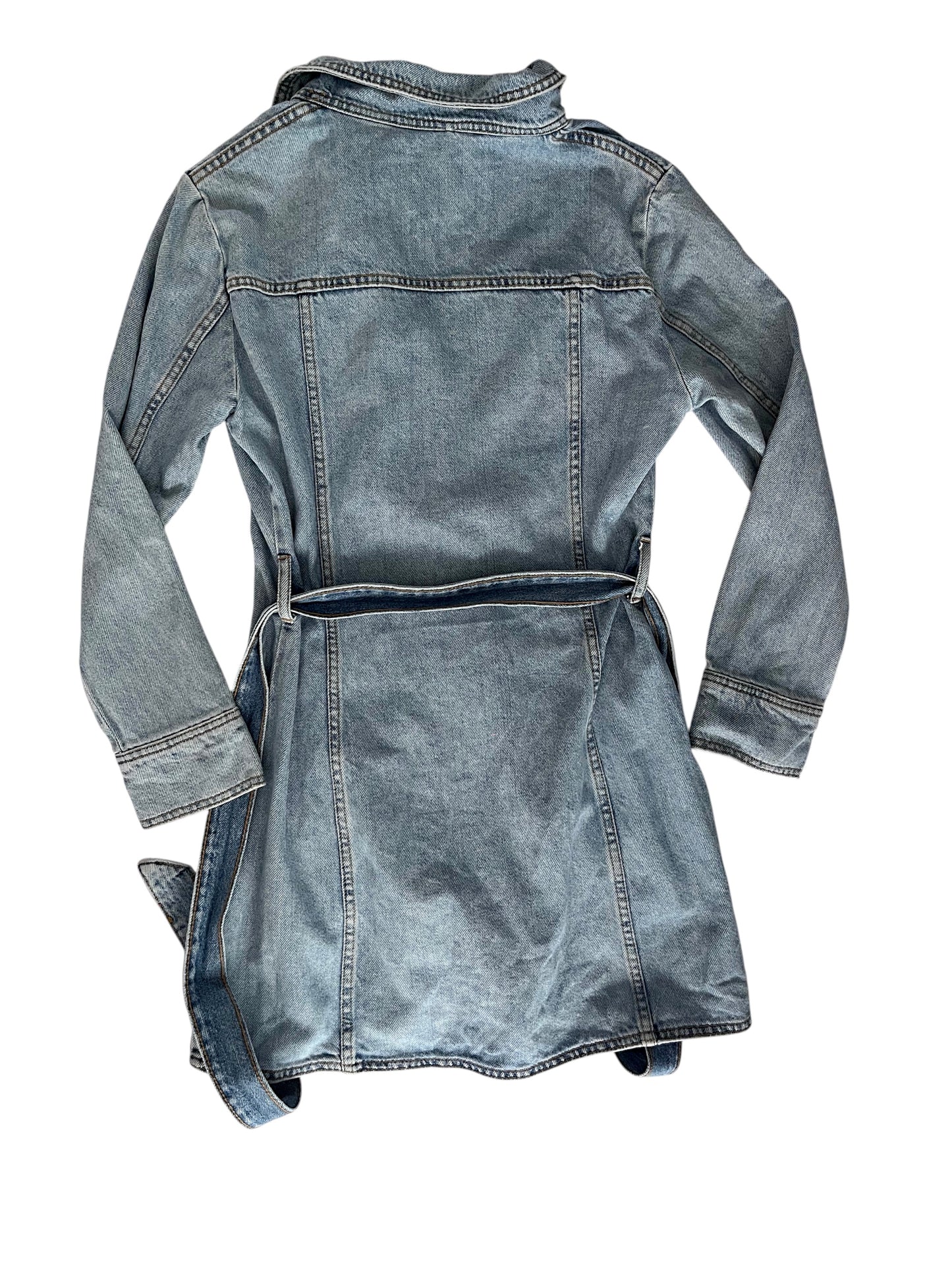 Vestido camisero denim con cinturón Zara – Talla M