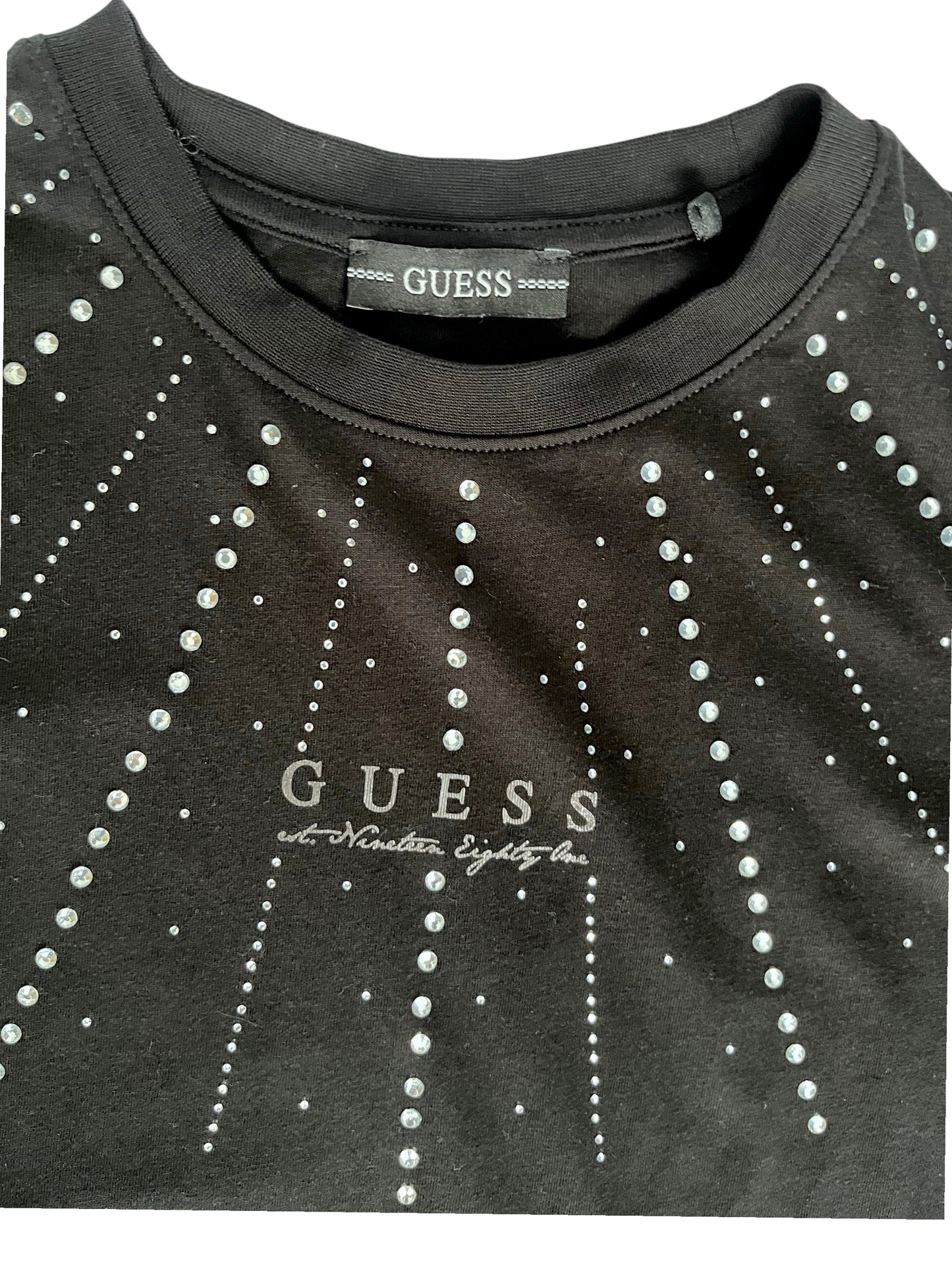 Body negro con apliques de strass Guess – Talla M-L