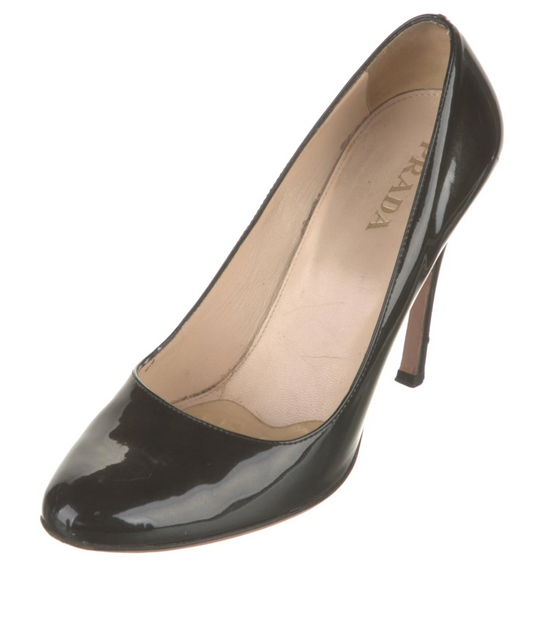 Prada Patent Leather Printed Pumps- 7.5 (US)
