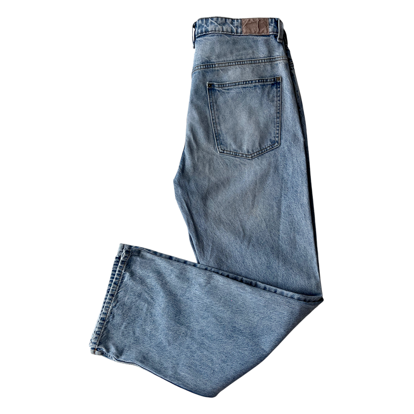 Jeans ZARA Wide Leg azul claro