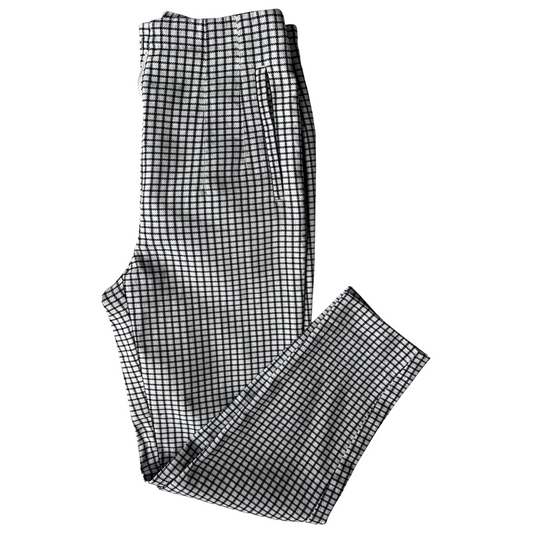 Pantalón cuadros blanco y negro Zara – Talla S