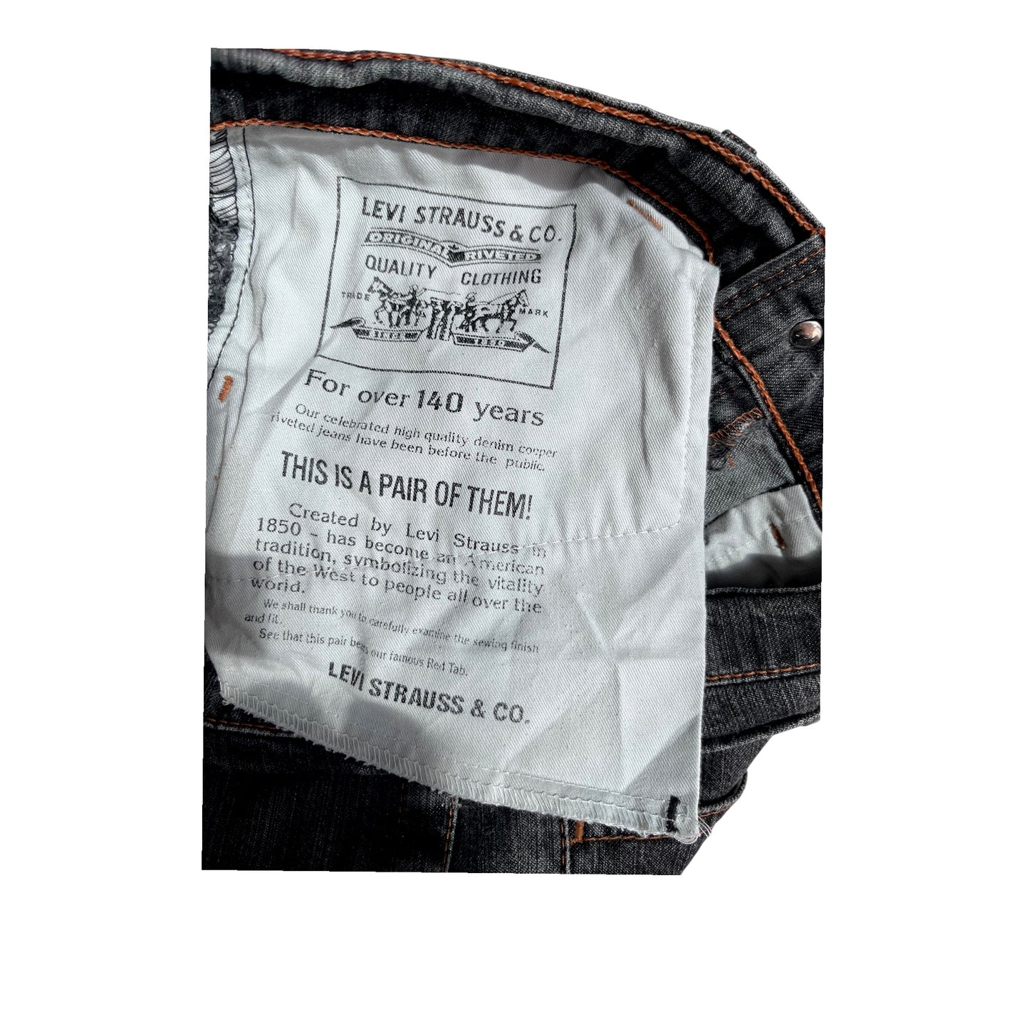 Jeans Levi’s recto gris oscuro – Talla 32
