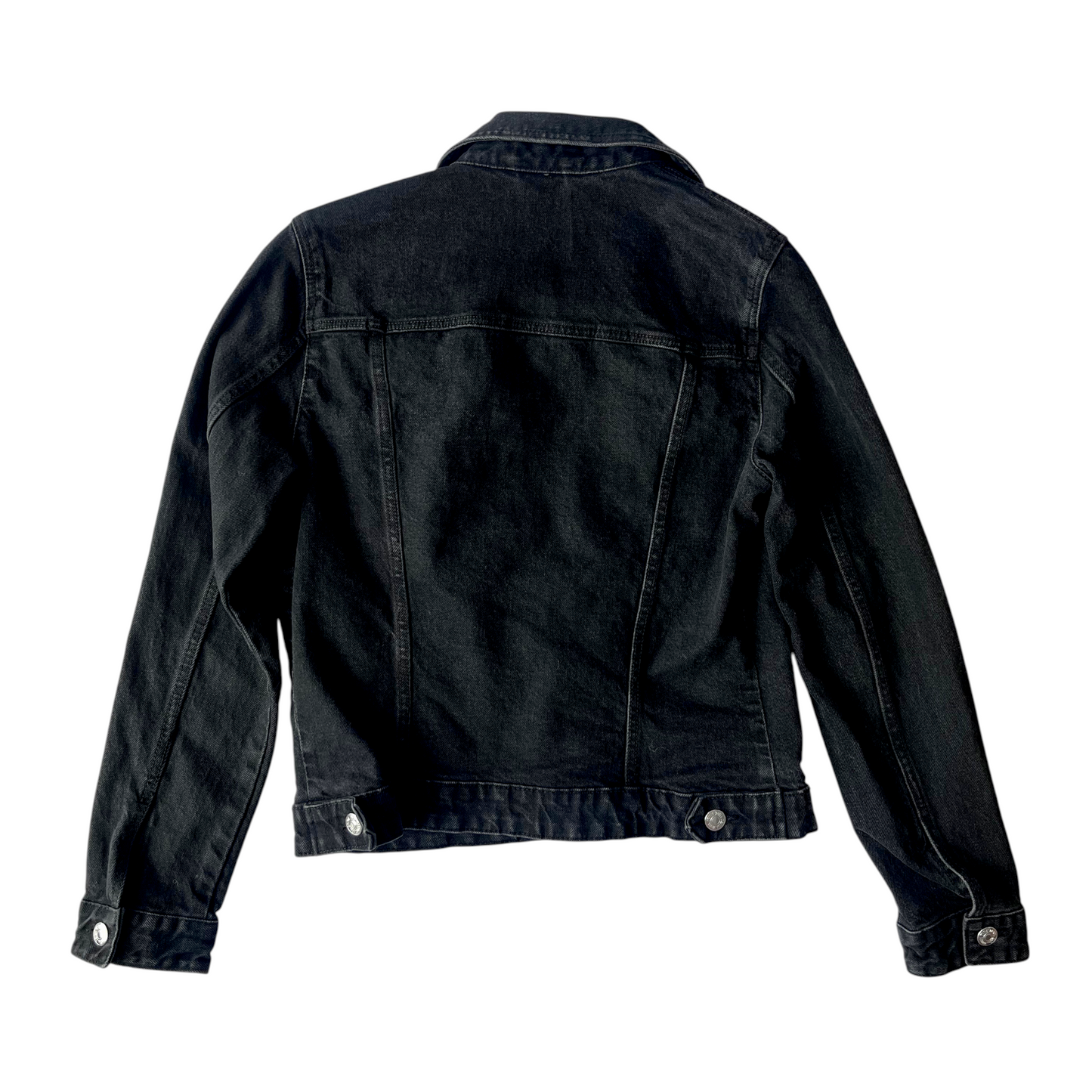 Chaqueta denim negra Zara – Talla S