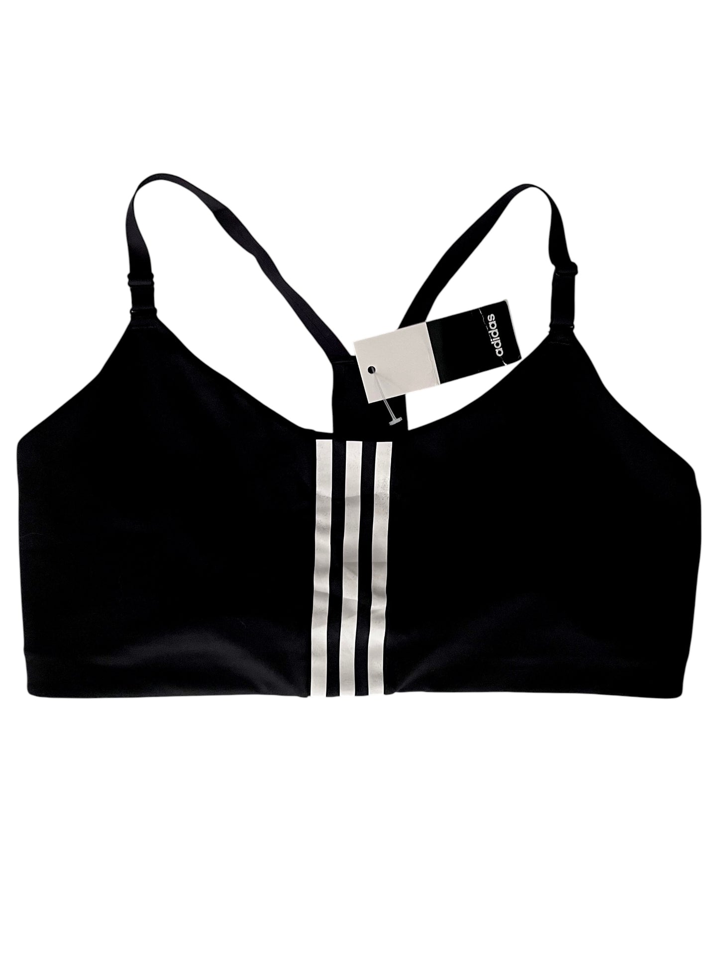 Top deportivo negro Adidas con tirantes – Talla XXL