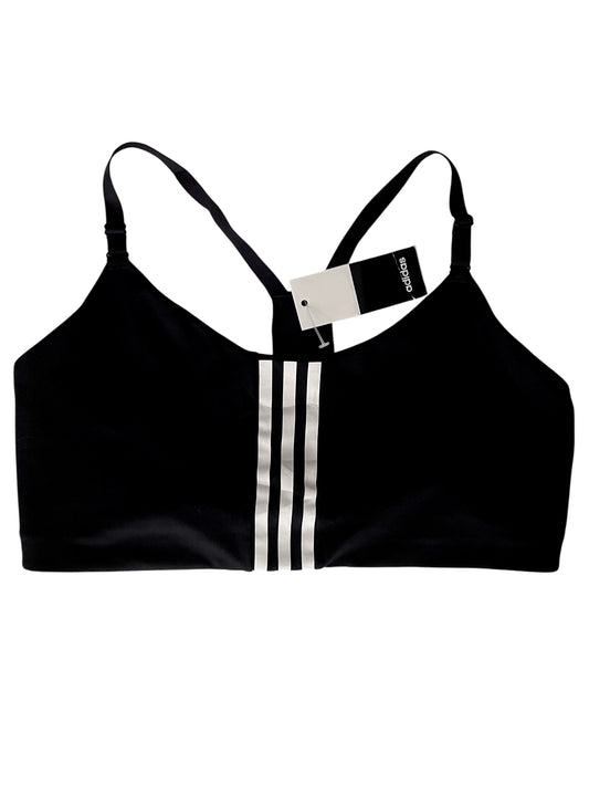 Top deportivo negro Adidas con tirantes – Talla XXL