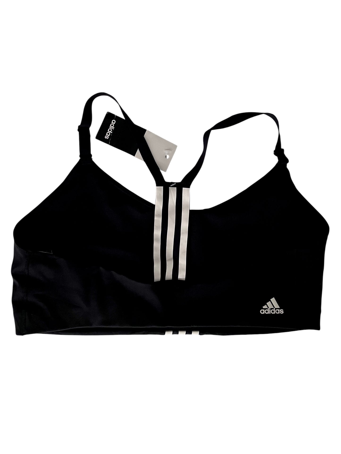 Top deportivo negro Adidas con tirantes – Talla XXL