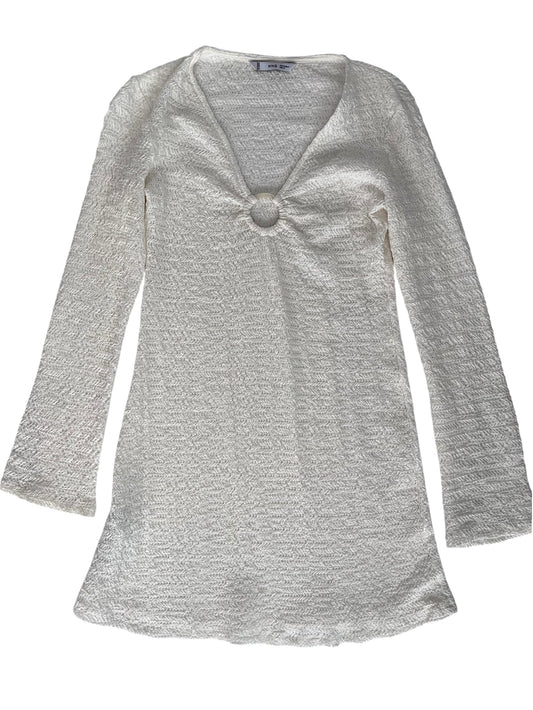 Vestido blanco con aro en escote MNG – Talla M